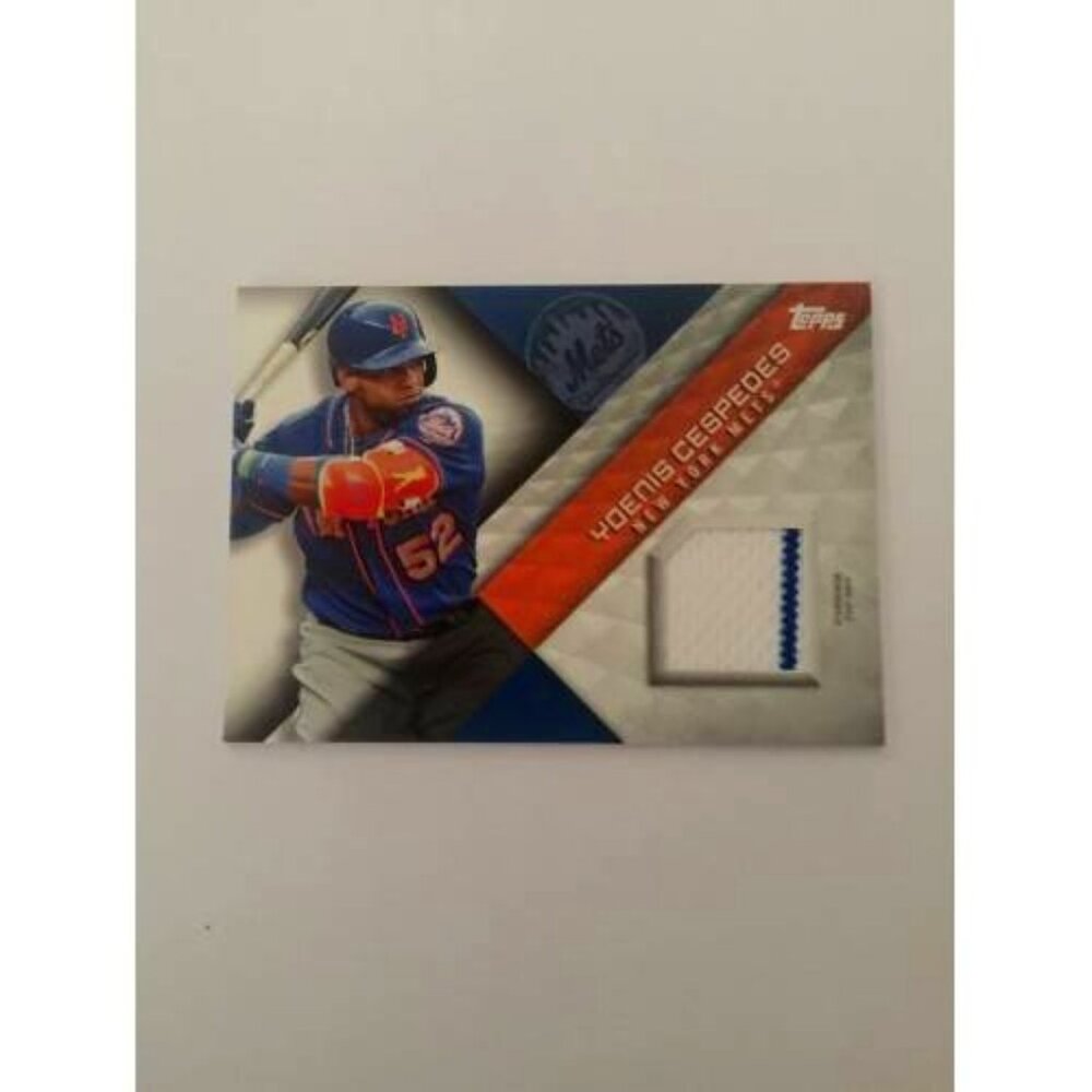 2018 Topps Series 1 Yoenis Cespedes Jersey Relic #MLM-YC Mets (028)